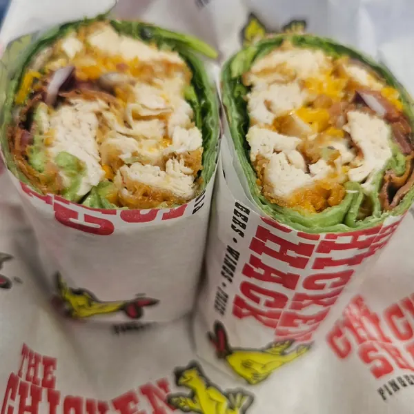 Shack Wrap cut in half